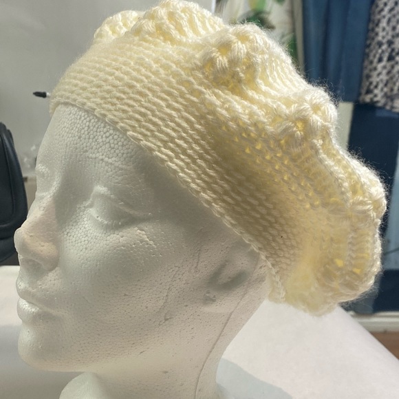 Beret Hat - Hand Made -French Beret -Solid Color Beret Cap for Women Girls - Picture 5 of 9